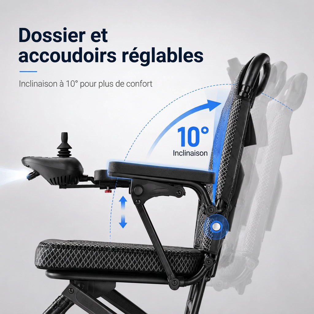 Fauteuil Électrique Pliable
