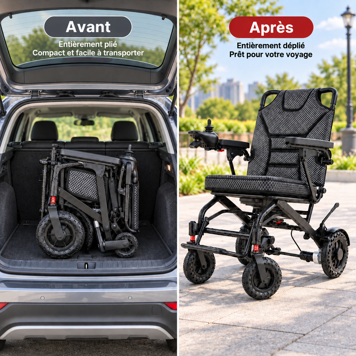 Fauteuil Électrique Pliable